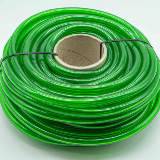 Tubo PVC verde gasolina en 10mm