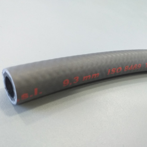Petrol pipe 8 mm gray exterior