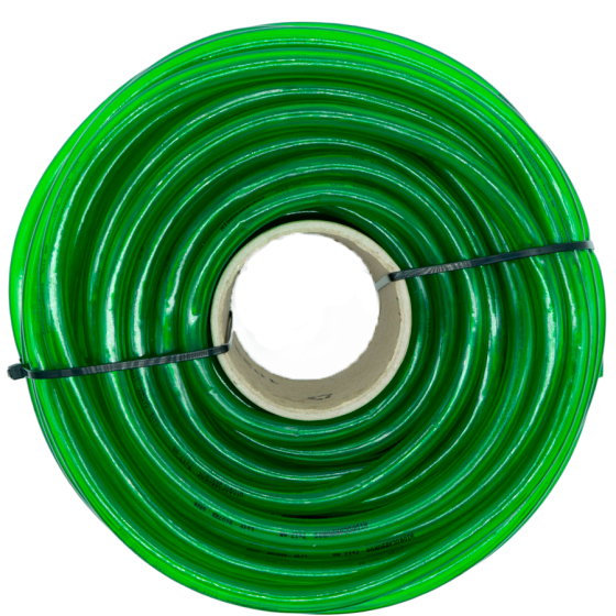 Gasoline green PVC pipe in 4 mm